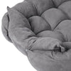 PaWz Pet Bed 2 Way Use Dog Cat Soft Warm Calming Mat Sleeping Kennel Sofa Grey S Deals499