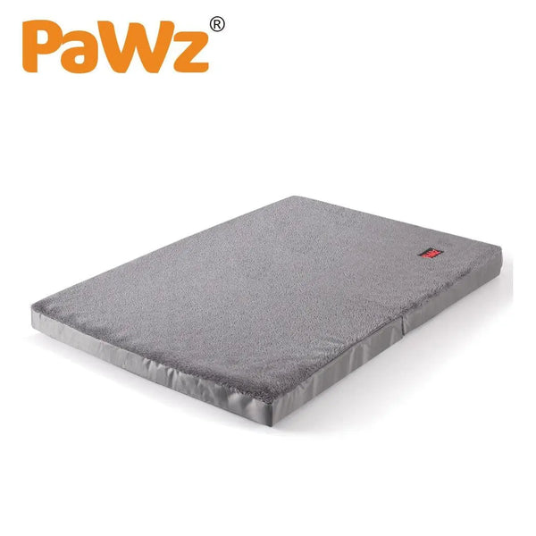 PaWz Pet Bed Foldable Dog Puppy Beds Cushion Pad Pads Soft Plush Black XXL Deals499