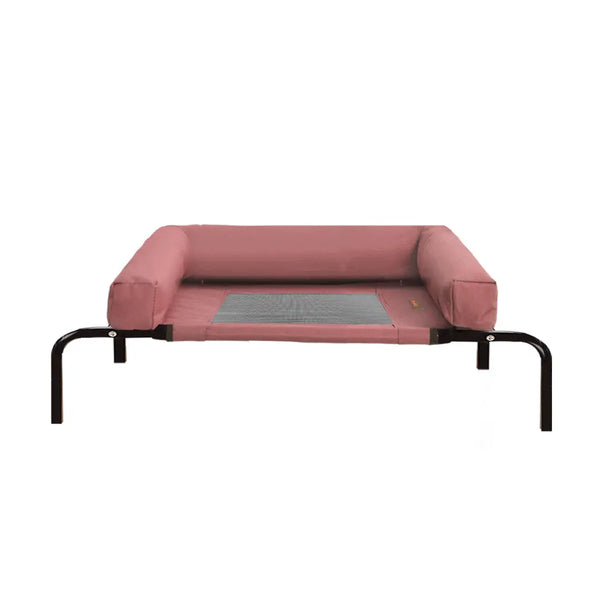 PaWz Pet Bed Heavy Duty Frame Hammock Bolster Trampoline Dog Puppy Mesh S Coffee Deals499