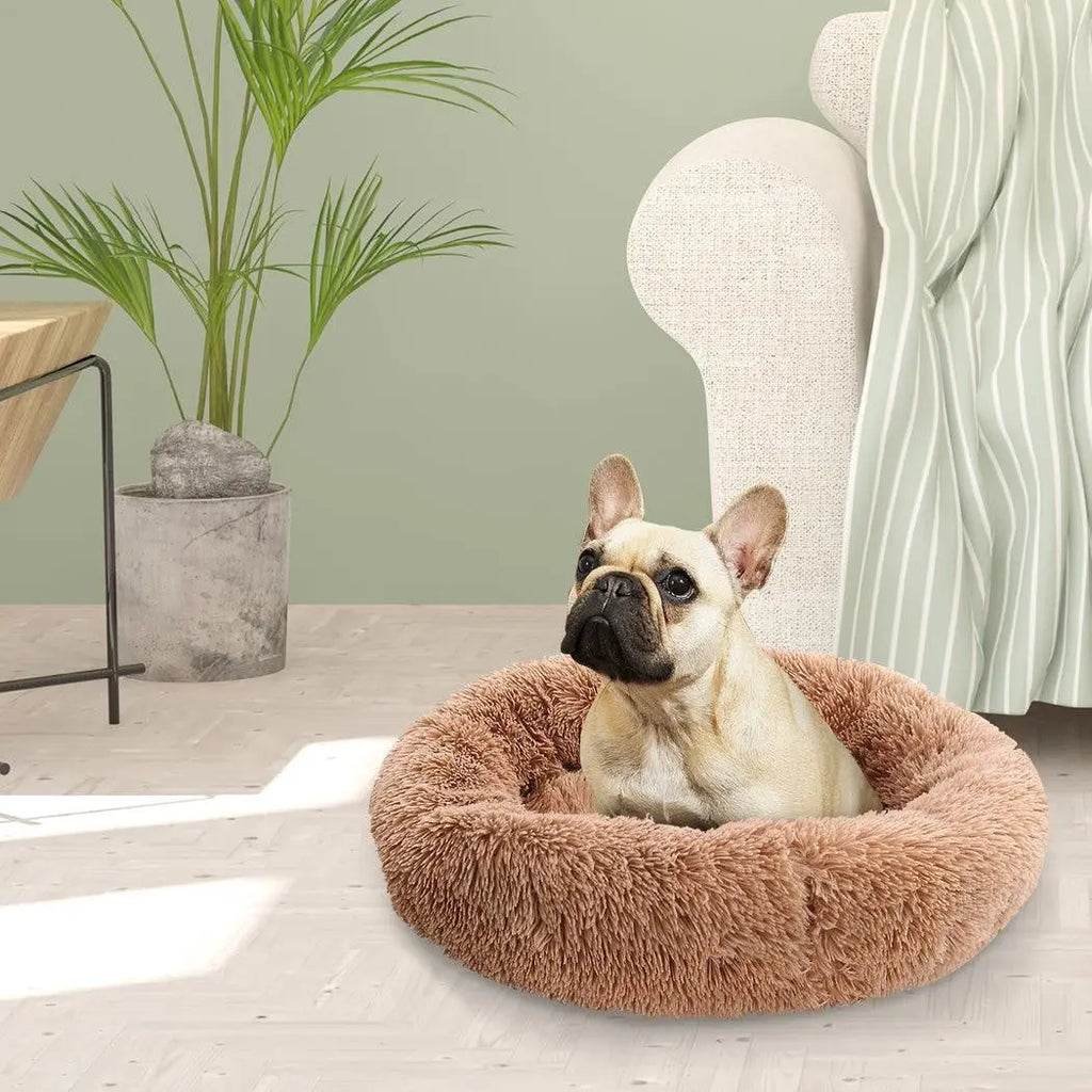 PaWz Pet Bed Mattress Dog Beds Bedding Cat Pad Mat Cushion Winter XL Brown Deals499