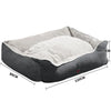 PaWz Pet Bed Mattress Dog Cat Pad Mat Puppy Cushion Soft Warm Washable 3XL Grey Deals499