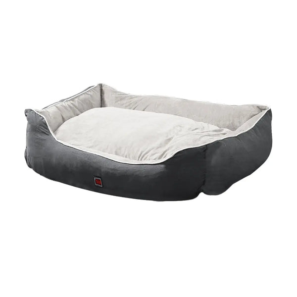PaWz Pet Bed Mattress Dog Cat Pad Mat Puppy Cushion Soft Warm Washable L Grey Deals499