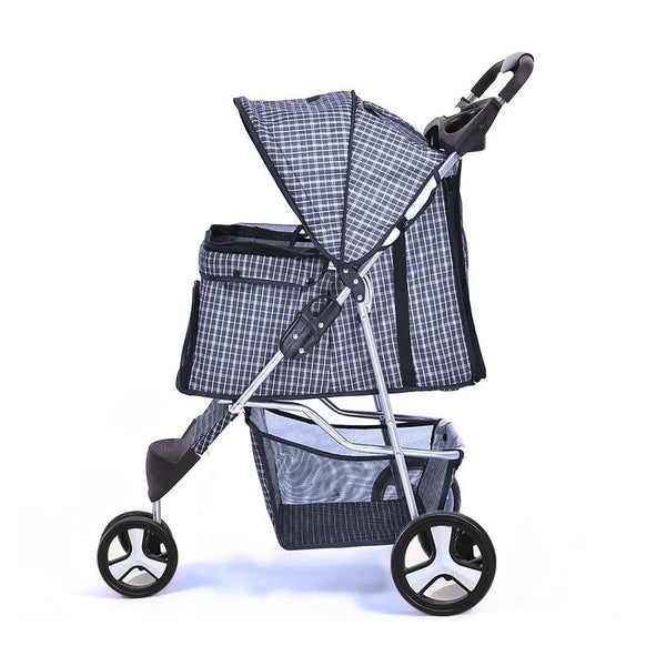 PaWz Pet Stroller 3 Wheels Dog Cat Cage Puppy Pushchair Travel Walk Carrier Pram Deals499
