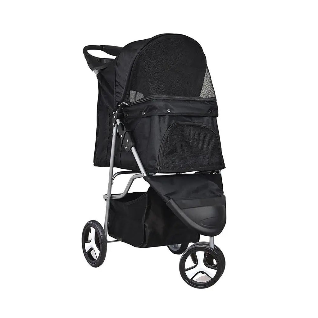 PaWz Pet Stroller 3 Wheels Dog Cat Cage Puppy Pushchair Travel Walk Carrier Pram Deals499