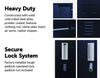 Padlock-operated lock 2-Door Vertical Locker for Office Gym Shed School Home Storage Black Deals499