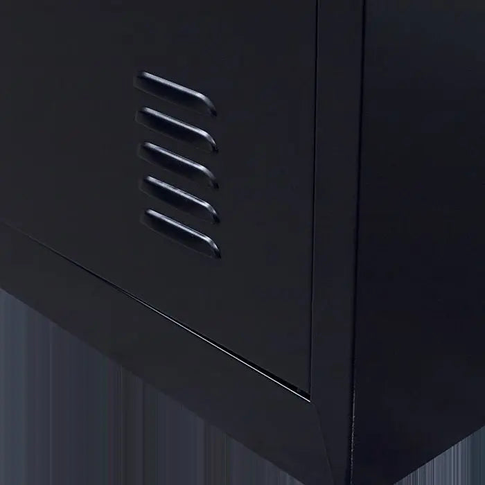 Padlock-operated lock 4 Door Locker for Office Gym Black Deals499