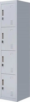 Padlock-operated lock 4 Door Locker for Office Gym Grey Deals499