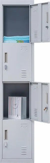 Padlock-operated lock 4 Door Locker for Office Gym Grey Deals499