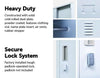 Padlock-operated lock One-Door Office Gym Shed Clothing Locker Cabinet Grey Deals499
