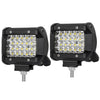 Pair 4 inch Spot LED Work Light Bar Philips Quad Row 4WD 4X4 Car Reverse Driving Deals499