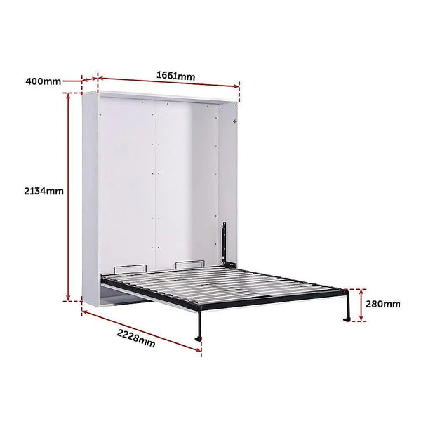 Palermo Queen Size Wall Bed Diamond Edition Deals499