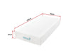 Palermo Single 25cm Gel Memory Foam Mattress - Dual-Layered - CertiPUR-US Certified Deals499