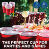 Party Central 480PCE Red Party Cups Disposable Large Rim High Quality 450ml Deals499