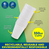Party Central 900PCE White Paper Cups Disposable Leak Resistant 350ml Deals499
