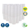 Party Central 900PCE White Paper Cups Disposable Leak Resistant 350ml Deals499