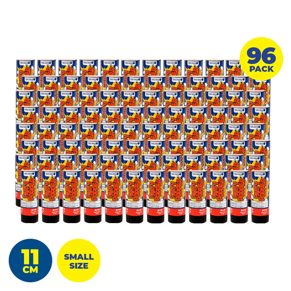 Party Central 96PCE Party Popper Twist Release Shimmering Confetti 11cm Deals499