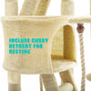 Paw Mate 262cm Beige Cat Tree Paradise Multi Level Scratcher Deals499