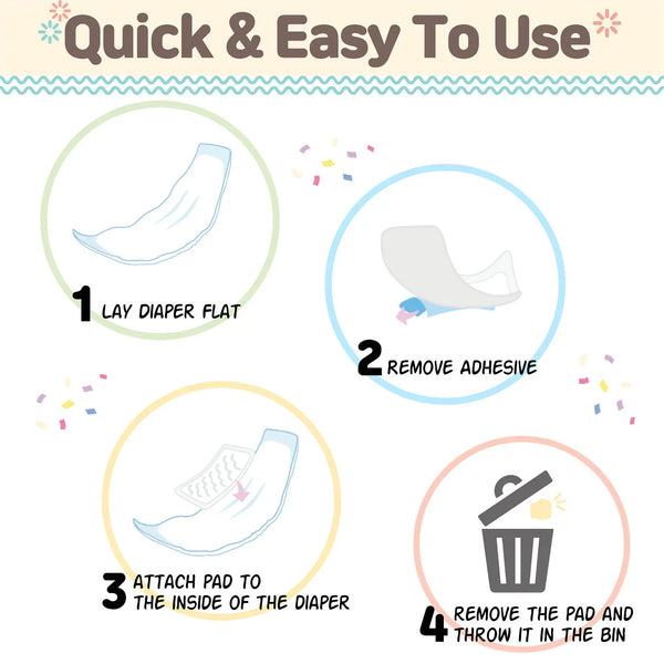 PawPang 100 Ct S Pet Dog Diaper Liners Booster Pads Disposable Adhesive Deals499