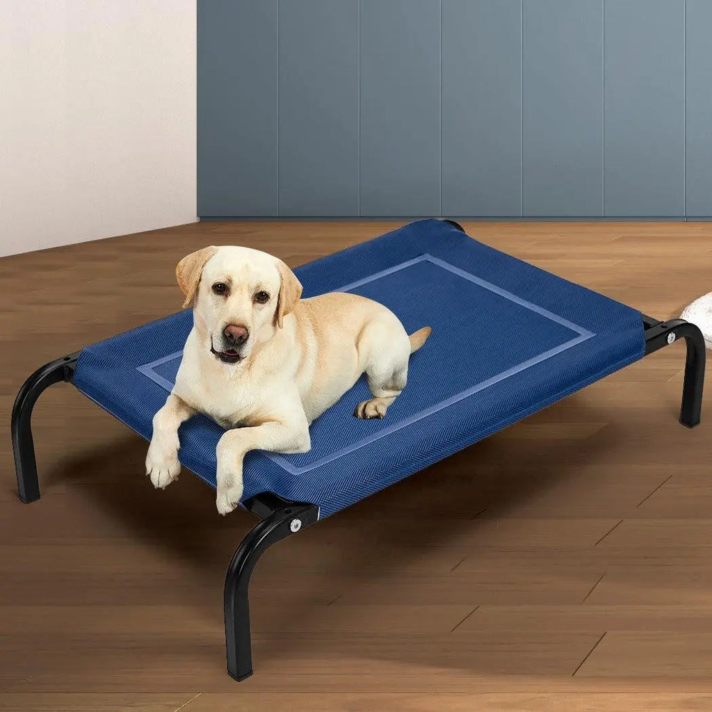 Pet Bed Dog Beds Bedding Sleeping Non-toxic Heavy Trampoline Navy M Deals499