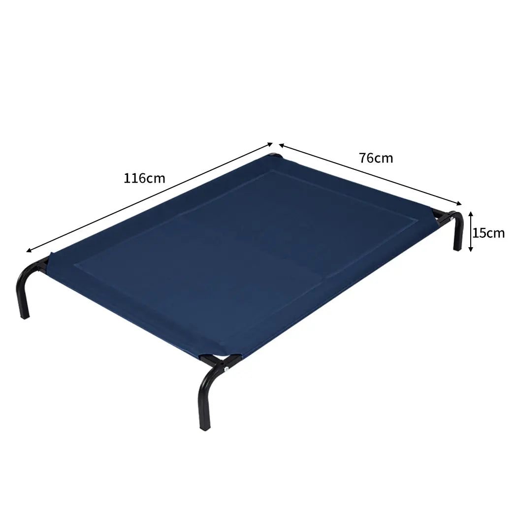 Pet Bed Dog Beds Bedding Sleeping Non-toxic Heavy Trampoline Navy XL Deals499