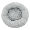 Pet Bed Dog Cat Calming Bed Medium 75cm Light Grey Sleeping Comfy Cave Washable Deals499