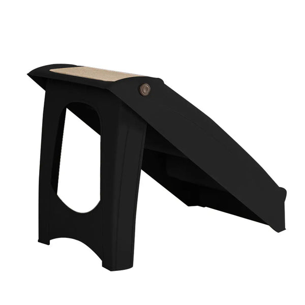 Pet Stairs Ramp Steps Portable Foldable Climbing Ladder Soft Washable Dog Black Deals499
