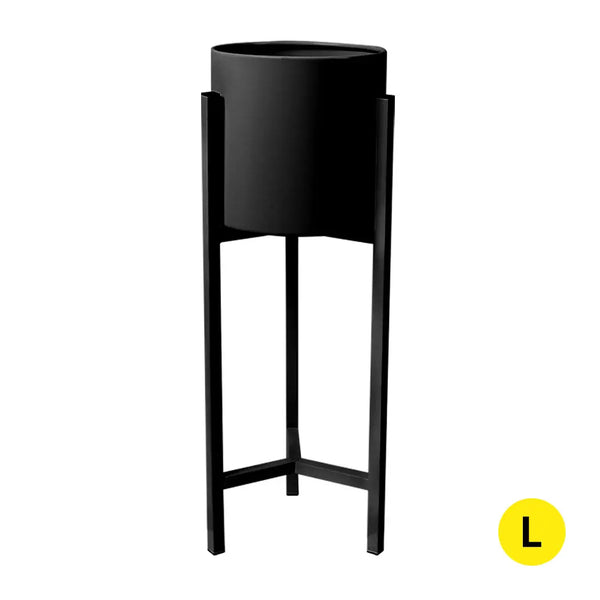 Plant Stand Garden Planter Metal Flower Pot Rack Corner Shelving Indoor Outdoor Large Black Deals499