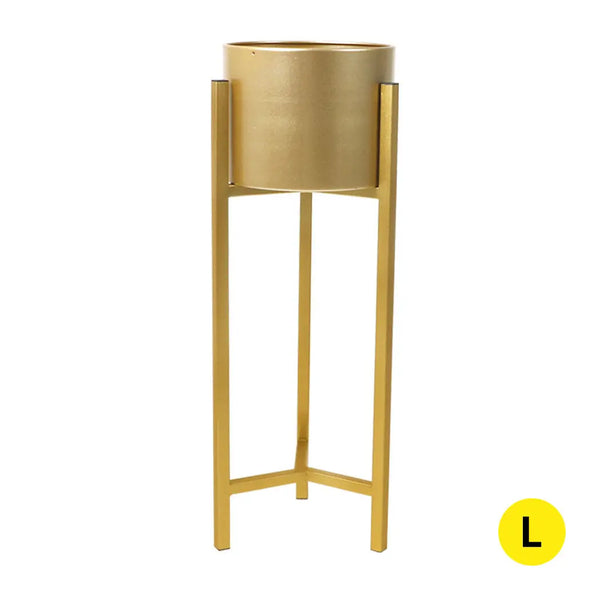 Plant Stand Garden Planter Metal Flower Pot Rack Corner Shelving Indoor Outdoor Large Gold Deals499