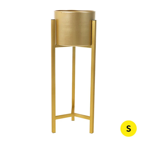 Plant Stand Garden Planter Metal Flower Pot Rack Corner Shelving Indoor  Outdoor Small Gold Deals499