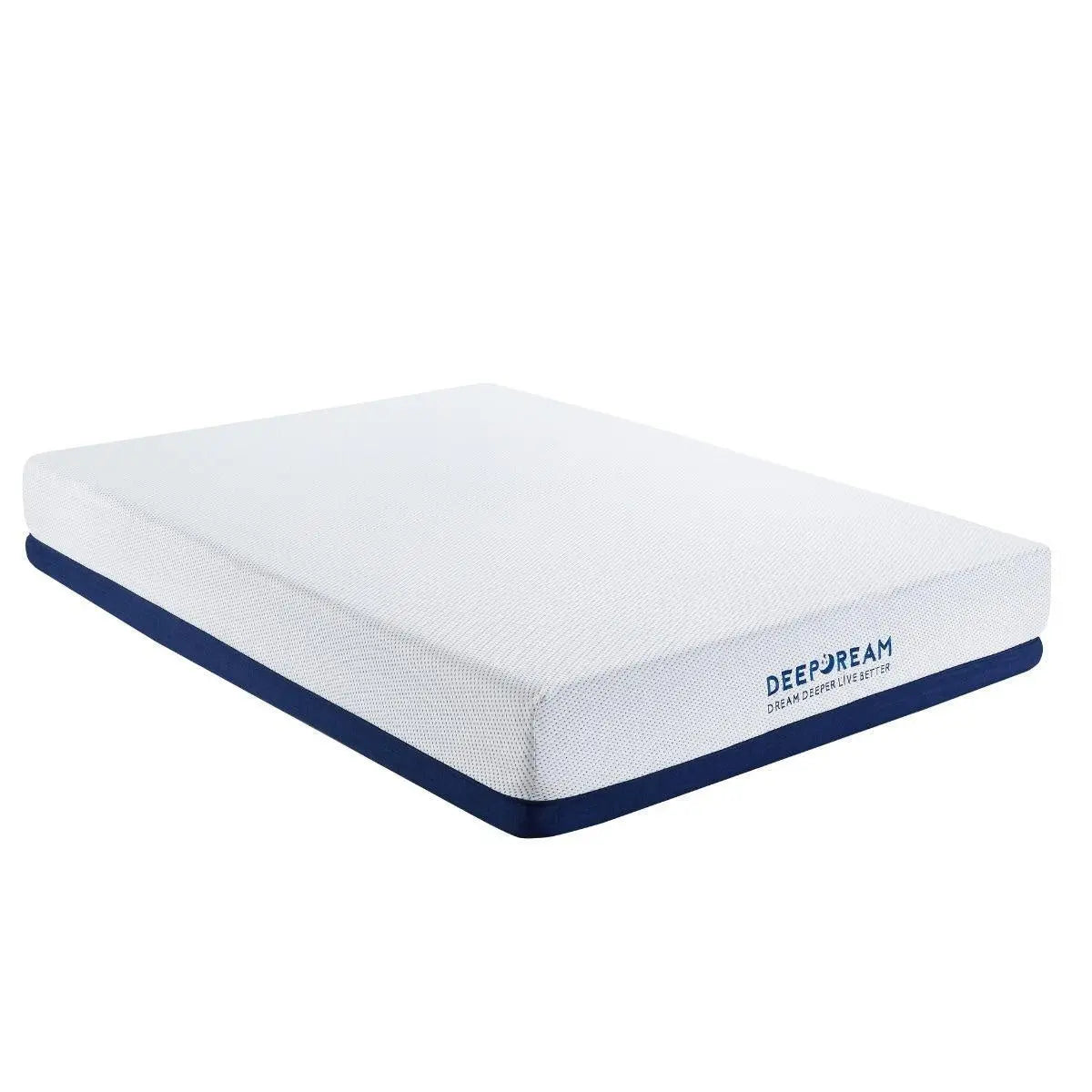 Plush Knitted Organic Cotton Memory Foam Mattress Queen Deals499