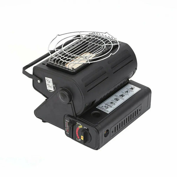 Portable Butane Gas Heater Camping Camp Tent Outdoor Hiking Camper Survival Black AU Deals499