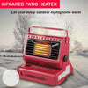 Portable Butane Gas Heater Camping Camp Tent Outdoor Hiking Camper Survival Black AU Deals499