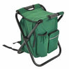 Portable Folding Backpack Chair Camping Stool Cooler Bag Rucksack Beach Fishing 150kg load Green Deals499