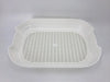 Portable Hooded Cat Toilet Litter Box Tray House with Scoop and Grid Tray White Deals499