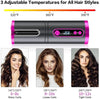 Portable Wireless Automatic Hair Curler for Travel with LED Temperature Display, Timer and USB Rechargeable (Pink) Deals499