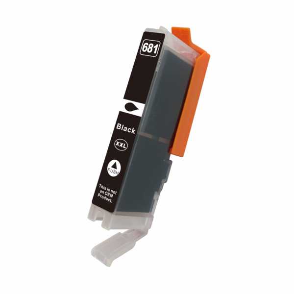 Premium Black Compatible Inkjet Cartridge (Replacement for CLI-681BKXL) CANON