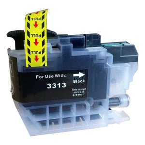Premium Black Compatible Inkjet Cartridge (Replacement for LC-3313B) BROTHER