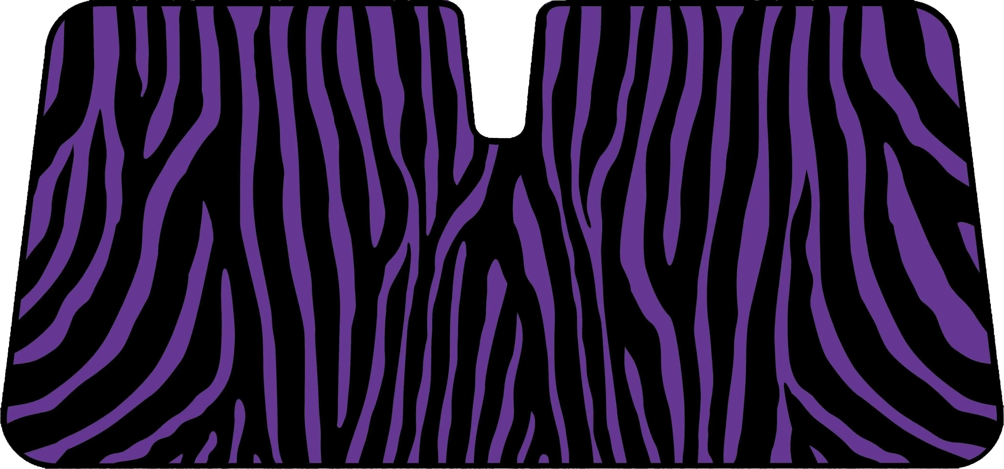 Premium Sun Shade [147cm x 68.5cm] - ZEBRA PURPLE Deals499