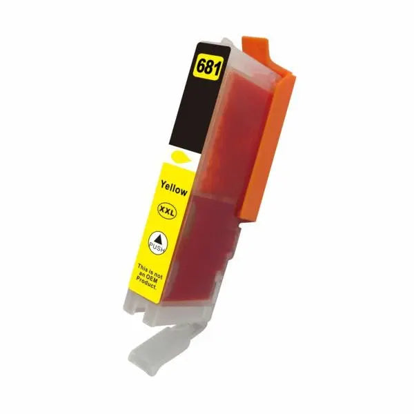 Premium Yellow Compatible Inkjet Cartridge (Replacement for CLI-681YXL) CANON