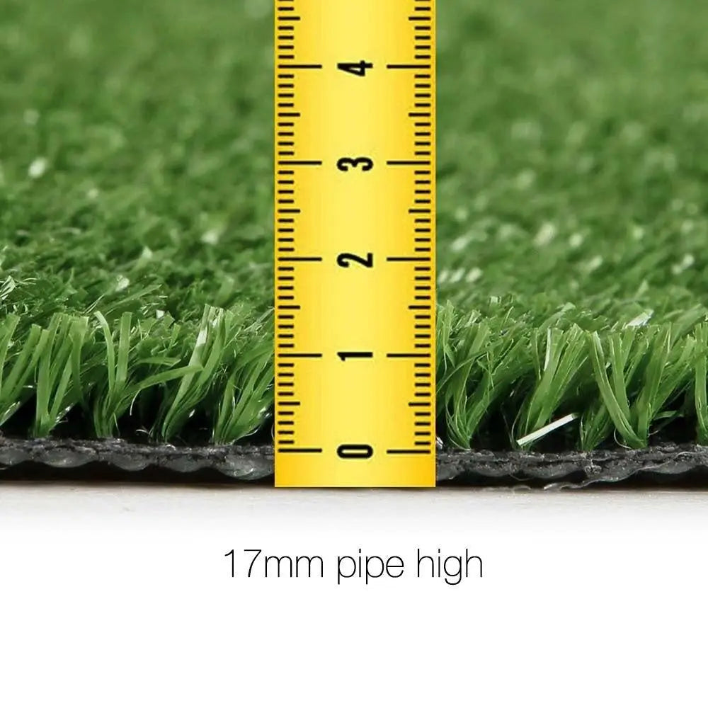 Primeturf Artificial Grass 1X10M Synthetic Fake Turf Plastic Olive Plant Lawn 17mm Deals499