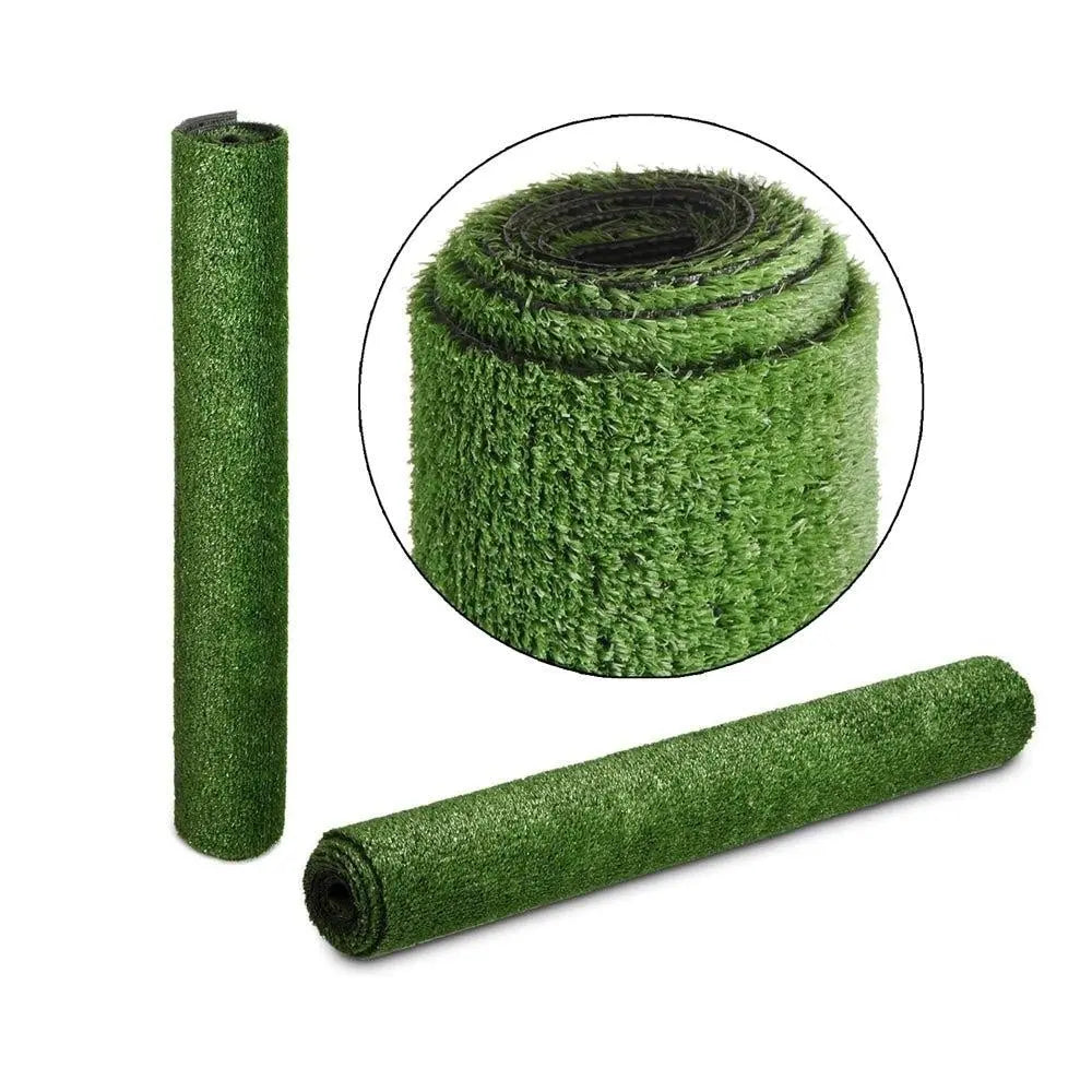 Primeturf Artificial Grass 1X10M Synthetic Fake Turf Plastic Olive Plant Lawn 17mm Deals499