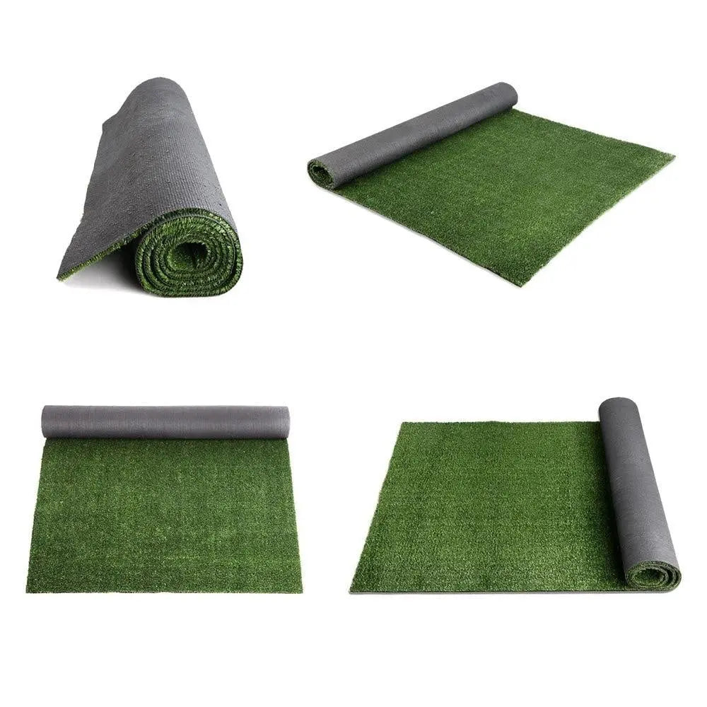 Primeturf Artificial Grass 1X10M Synthetic Fake Turf Plastic Olive Plant Lawn 17mm Deals499