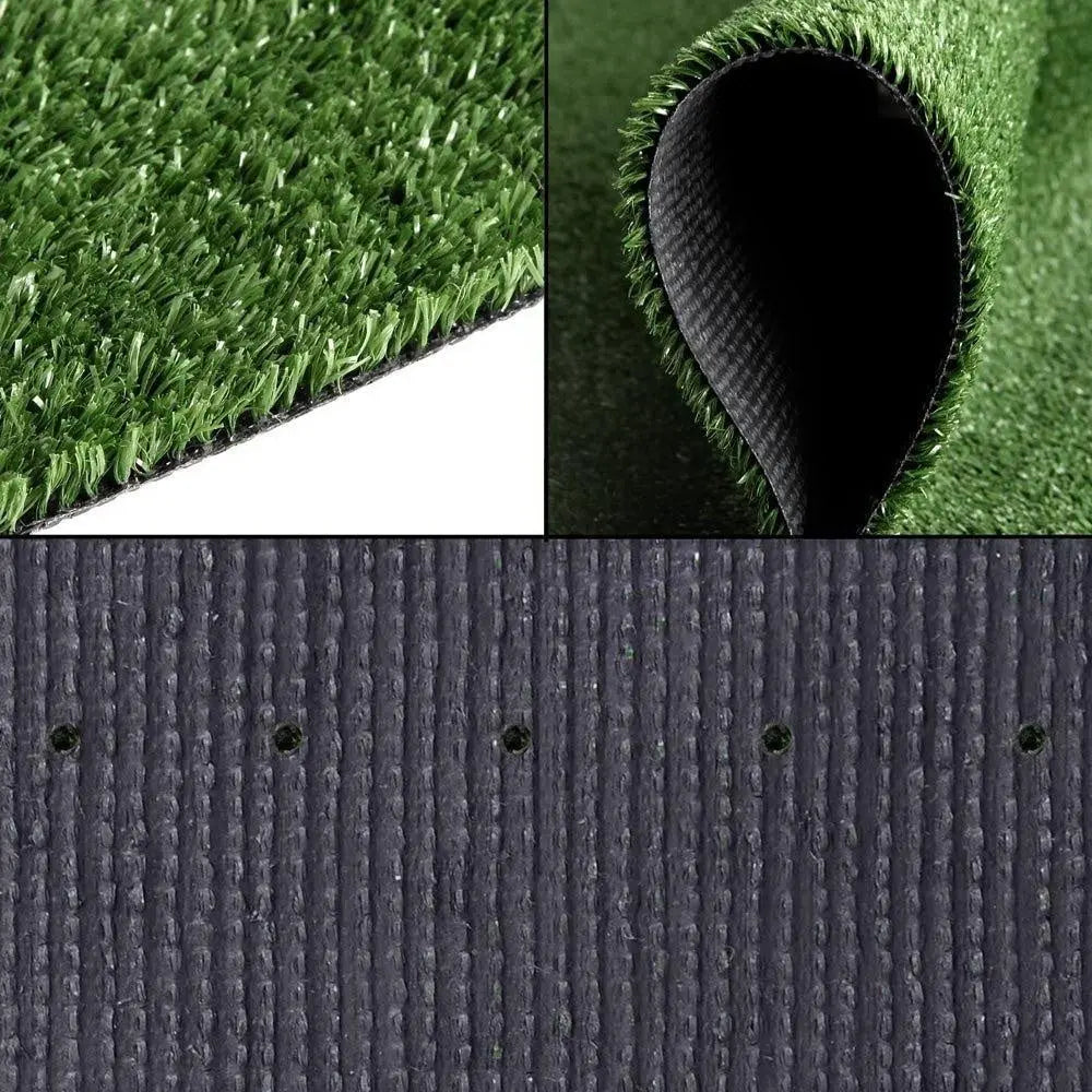 Primeturf Artificial Grass Synthetic Fake Turf Plant Plastic Lawn Olive 10mm Deals499