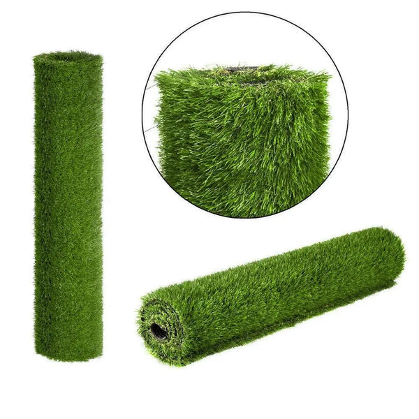 Primeturf Synthetic Artificial Grass Fake Lawn 2mx5m Turf Plant Olive 30mm Deals499