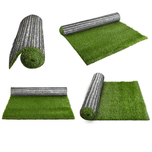 Primeturf Synthetic Artificial Grass Fake Lawn 2mx5m Turf Plant Olive 30mm Deals499