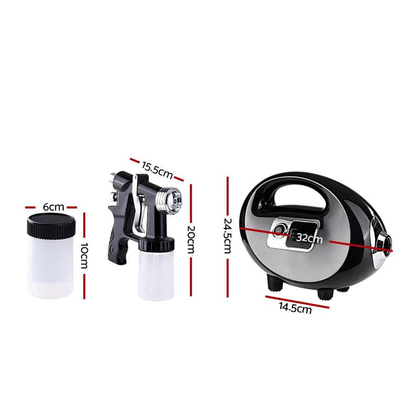 Professional Spray Tan Machine Sunless Tanning Gun Kit HVLP System Black Deals499