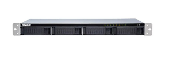 QNAP TS-431XeU-8G 4 Bay NAS AL314 32-bit ARMÂ® Cortex-A15 quad-core 1.7GHz processor 8GB DDR3 Hot-swappable 2xGE 1x10GbE SFP+ 4xUSB3.2 1U Rackmoun 3YR QNAP