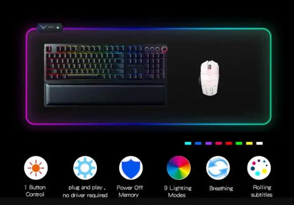 RBG Lightning Mode Extra Large Gaming Mousepad Deals499