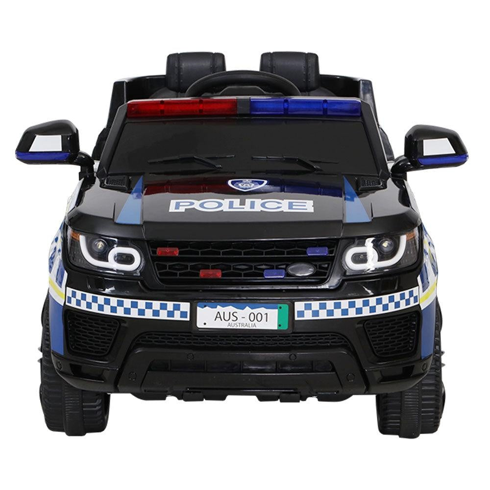 Rigo Kids Ride On Car Inspired Patrol Police Electric Powered Toy Cars Black Deals499