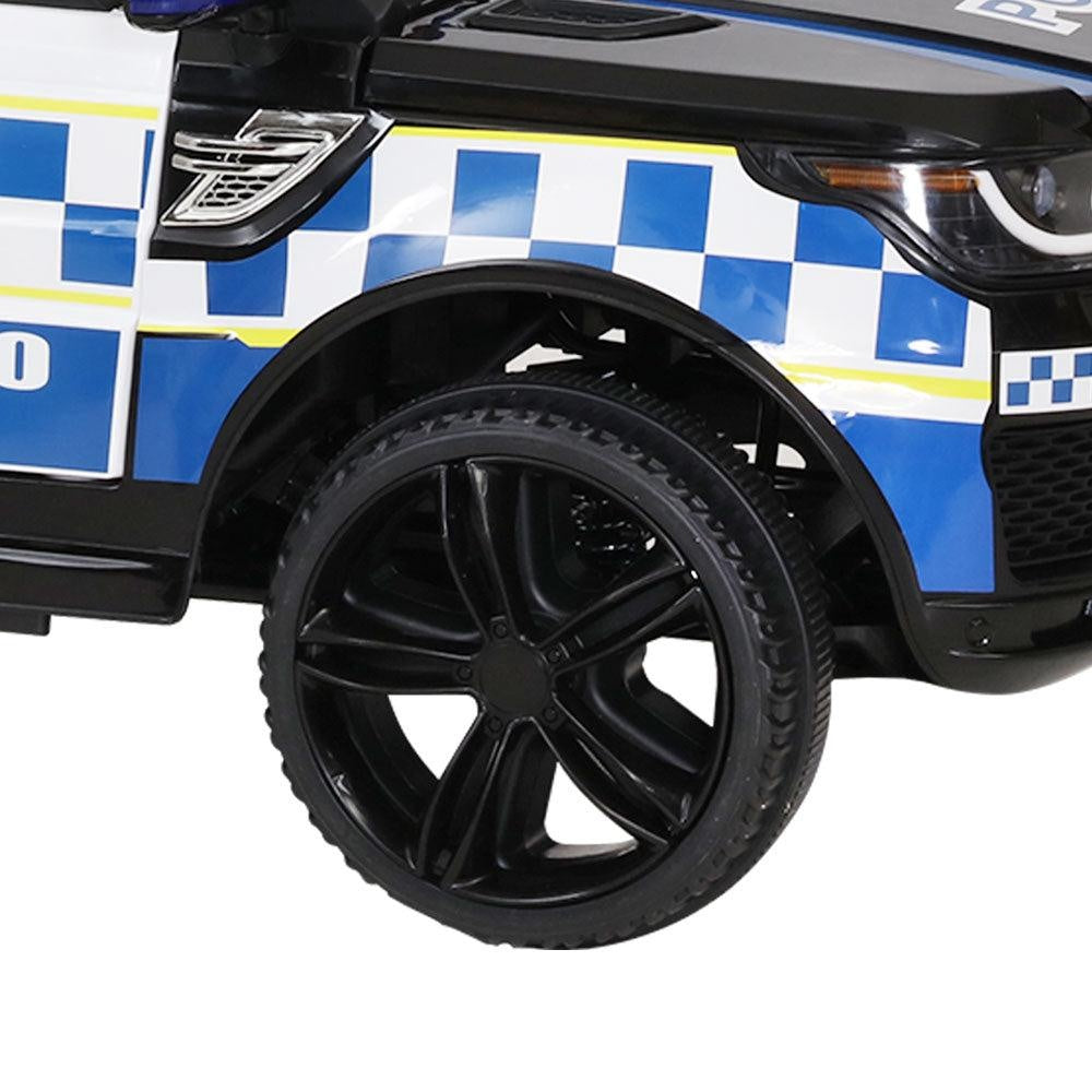 Rigo Kids Ride On Car Inspired Patrol Police Electric Powered Toy Cars Black Deals499